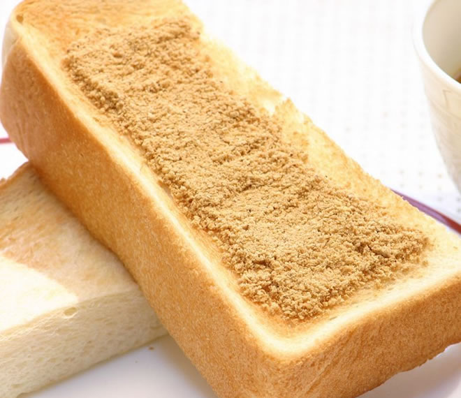 とけてなくなるきな粉