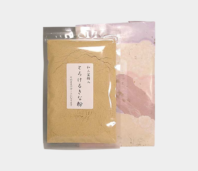 とけてなくなるきな粉